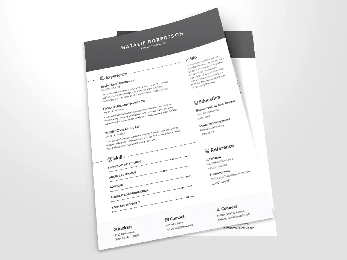 Resume Templates 1.6 Download